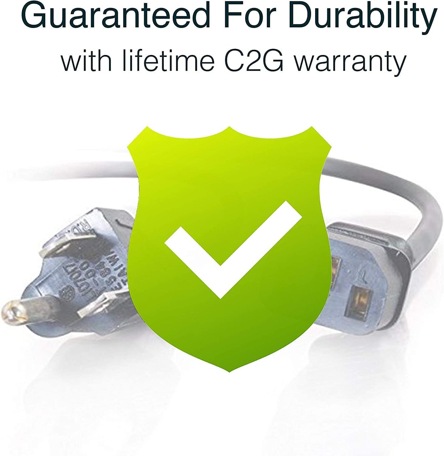 3FT Replacement AC Power Cord - Power Cable for Electronics, TV, Computer, Printer, Radio, Monitor, Samsung, Dell, Vizio, LG, Asus, Laptop and More (03129)